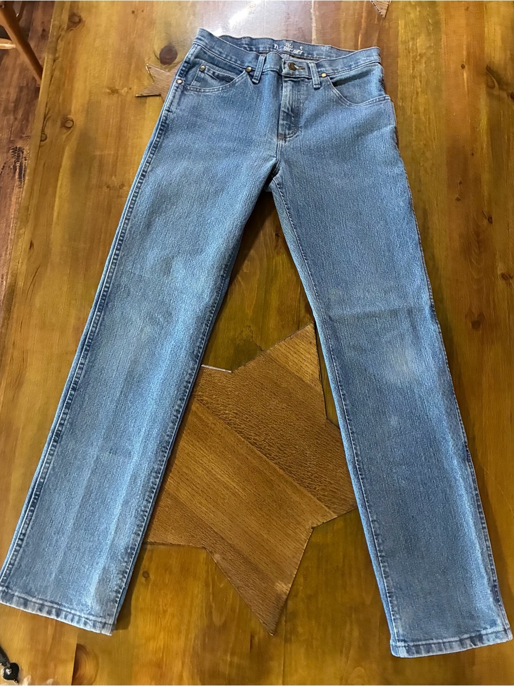 Wrangler Straight Leg Jeans in Light Blue Wash 29 x 34 men’s